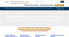 Desktop Screenshot of plunkettresearch.com
