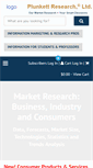 Mobile Screenshot of plunkettresearch.com